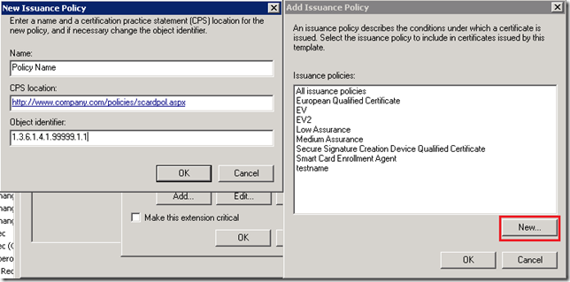 Create Issuance Policy