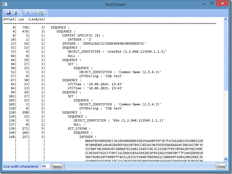 Код последовательность c. ASN.1 Editor. Формат ASN. Oid 1.3.6.1.4.1.44947.1.1.1. Oid 1.2.643.5.1.13.13.12.2.18.37942.