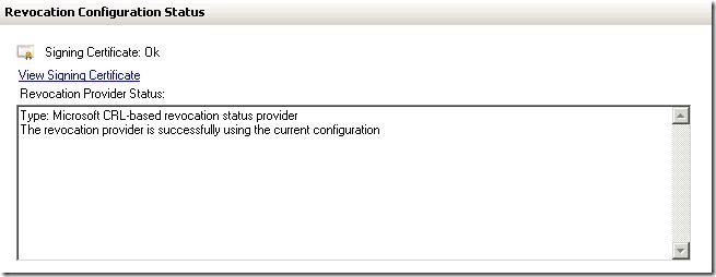 Test OCSP Configuration